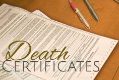 Death certificate legal advice graphic