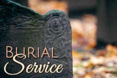 Burial services graphic